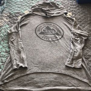 Light weight hooded shirt